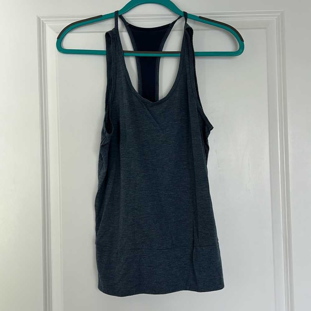 Blue workout tank top!